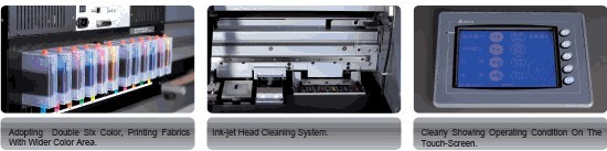 Impresora de correa industrial de la materia textil de Digitaces para todas las telas, maquinaria de impresión de materia textil del chorro de tinta 1