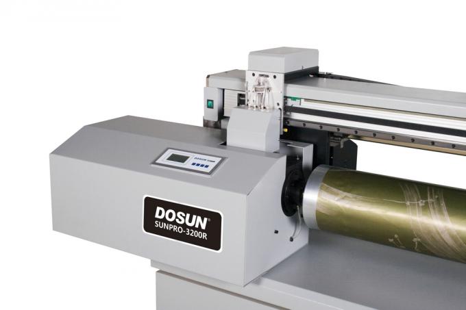 Sistema de grabado rotativo de inyección de tinta Máquina de grabado textil, equipo digital de computadora a pantalla 4