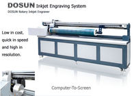 Grabador rotatorio industrial del chorro de tinta de Digitaces de la materia textil, máquina de grabado de la pantalla del chorro de tinta de la Ordenador-a-pantalla
